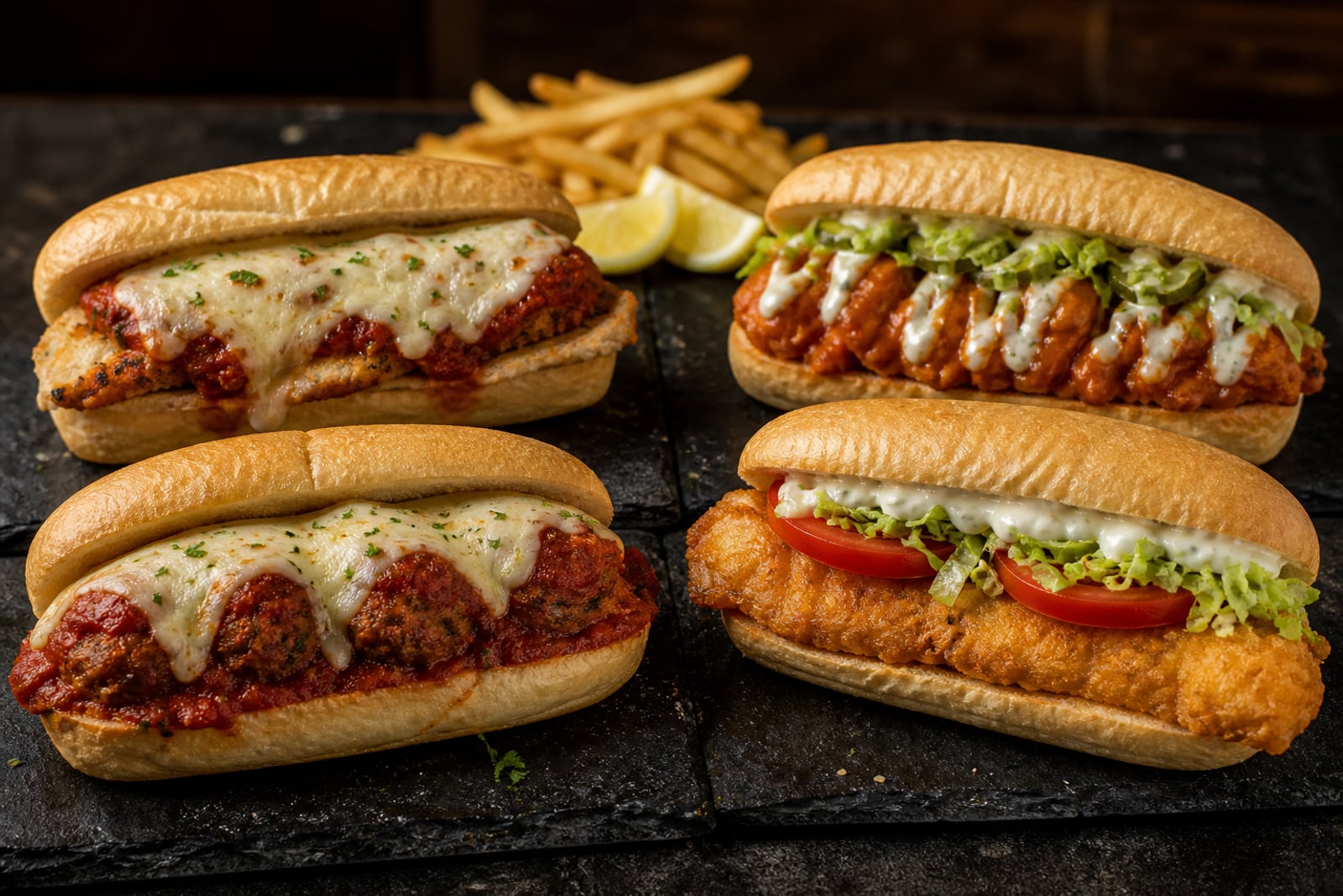 Meatball Parm  Sub