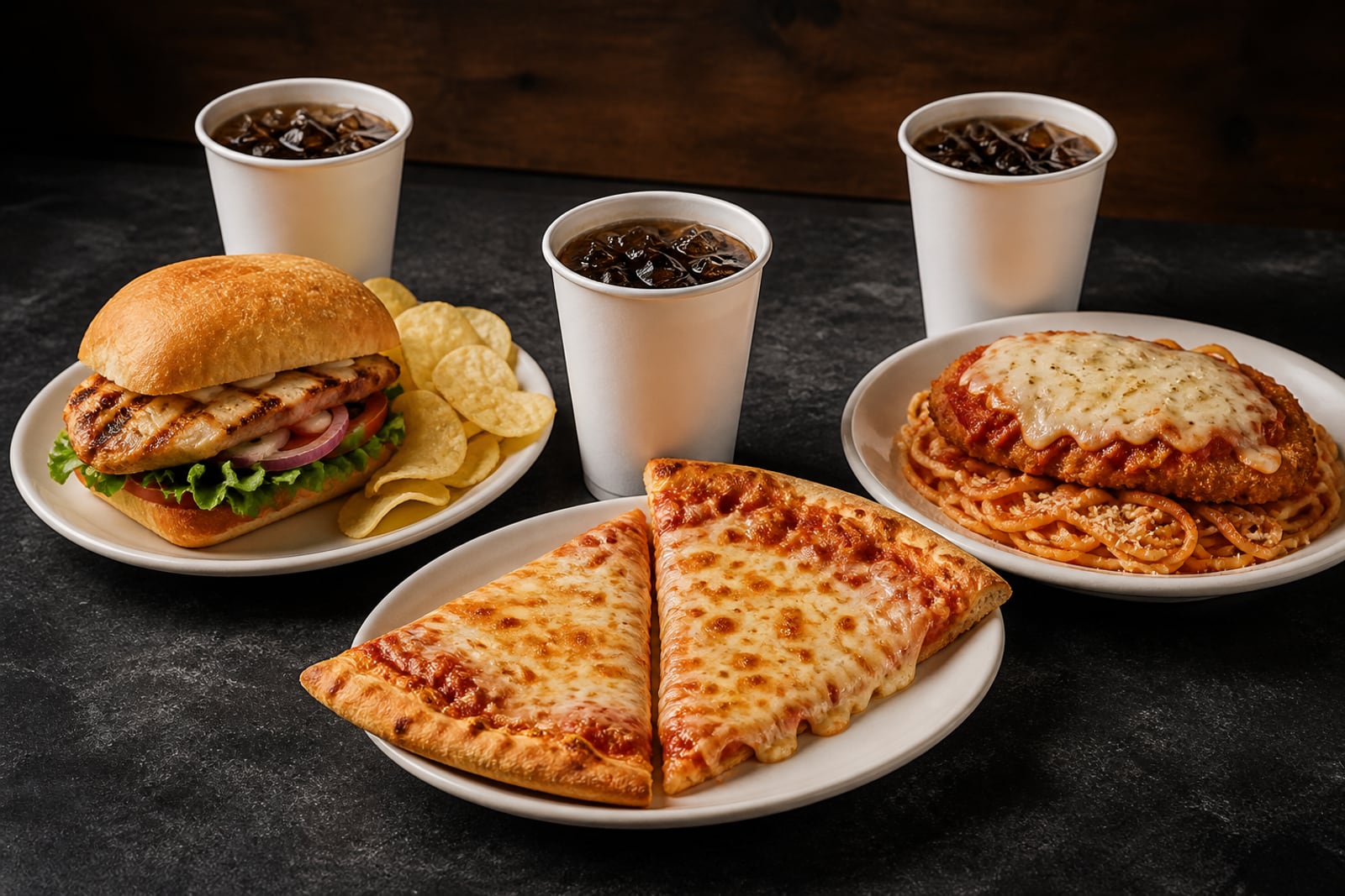 Caesar Salad & Fountain Drink