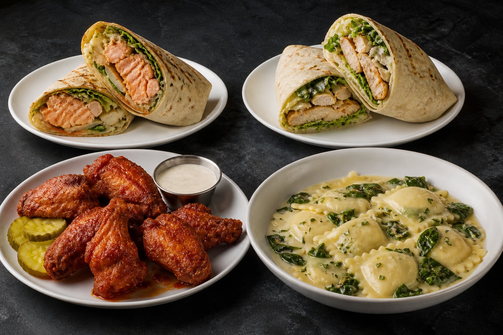 Blackened Chicken Caesar Wrap