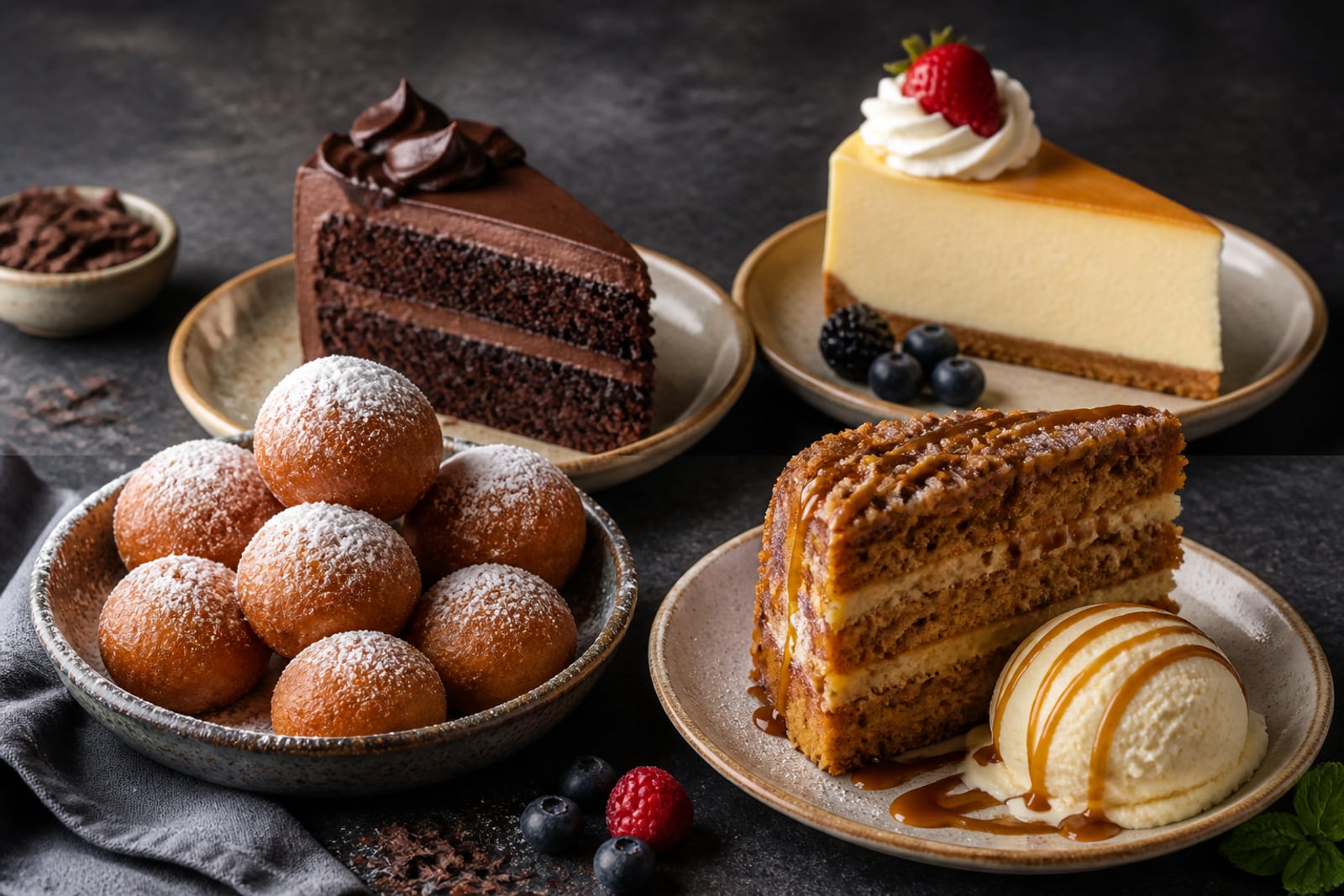 Butter Toffee Cake w/ Ice Cream