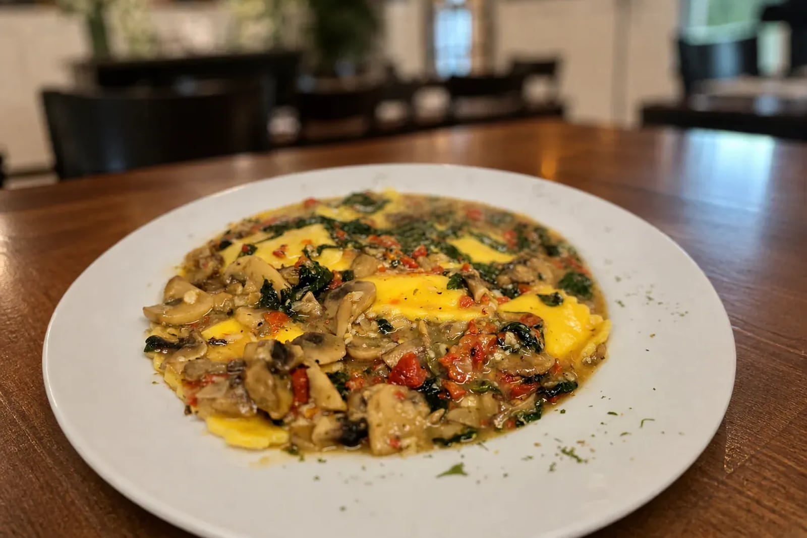 Braised Beef Ravioli in Marsala Sauce
