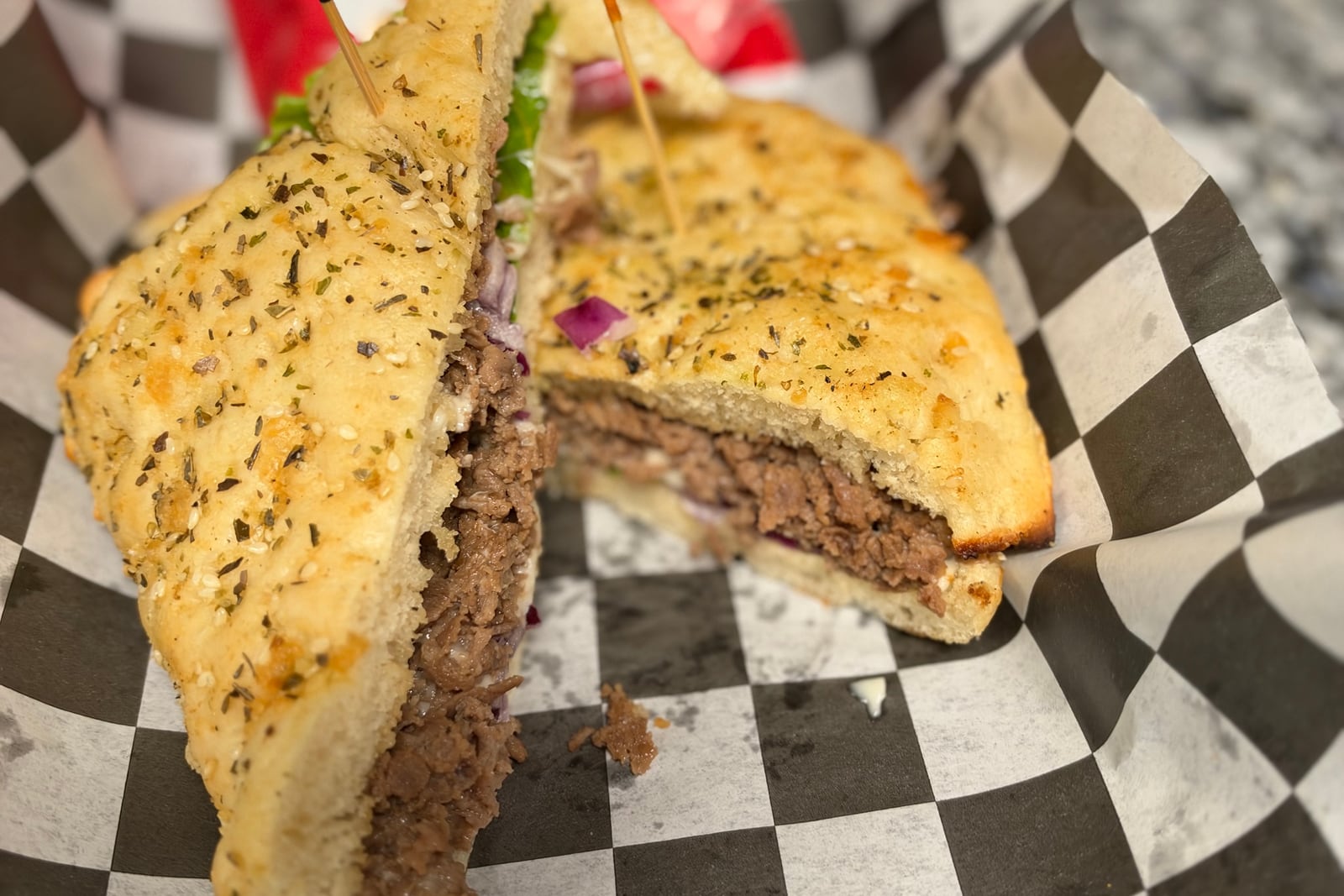 California Cheesesteak Panini