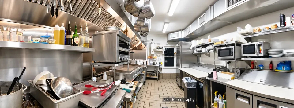 Commercial Kitchen at 2 Brothers Restaurant